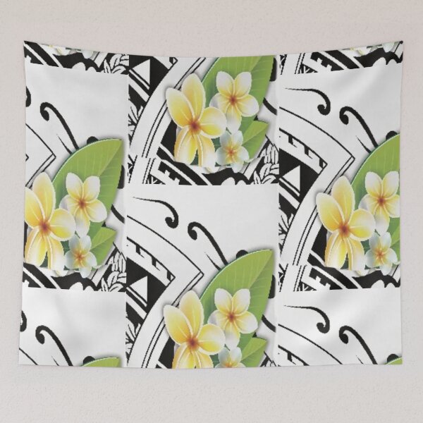 Item preview, Frangipani Flowers Realistic designed and sold by sweetartnc.