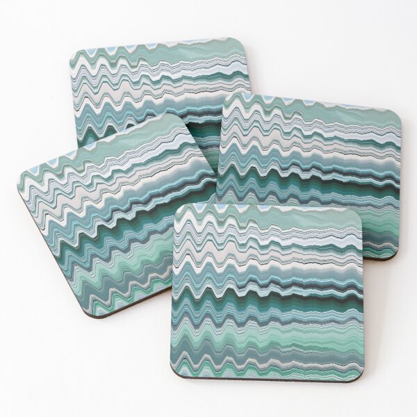 Item preview, Abstract Ocean Horizontal Lines Coastal Style Décor Beachy Vibes Art 14 of 20  designed and sold by Beachy.