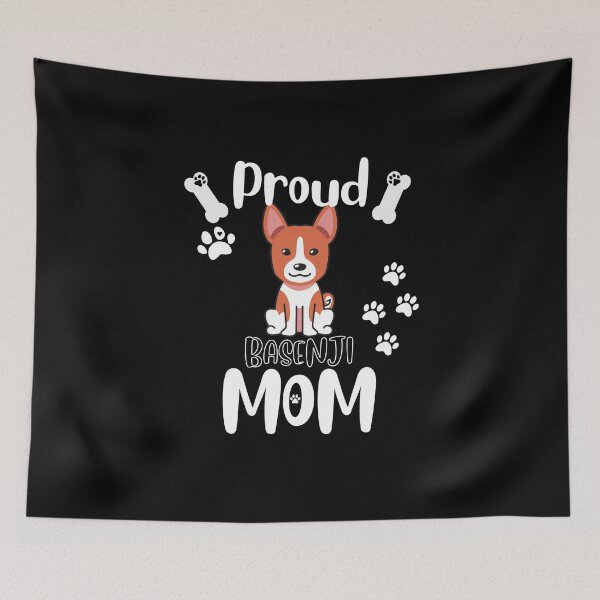 Item preview, Proud Basenji Mom designed and sold by TheDoggoStore.