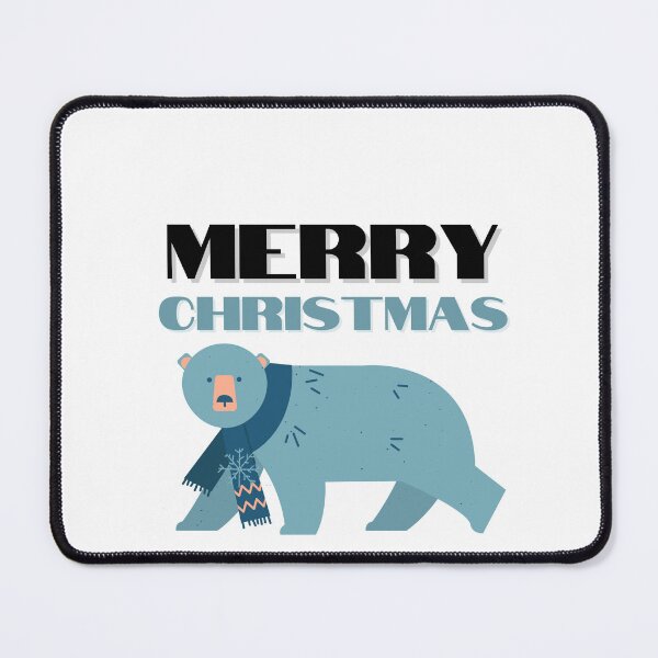 Item preview, MERRY CHRISTMAS BLUE BEAR designed and sold by ckudagama.