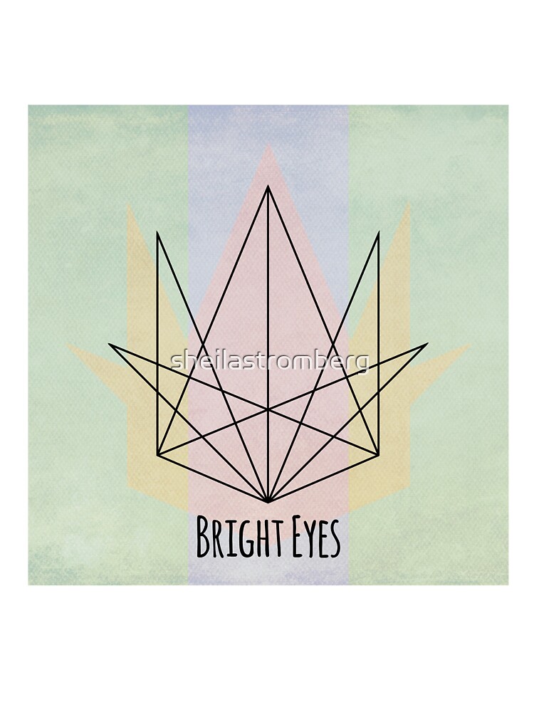 Thumbnail 2 of 2, Baby T-Shirt, Bright Eyes Geometric designed and sold by sheilastromberg.