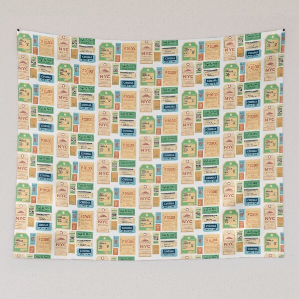 Item preview, Vintage Retro Ticket Collection designed and sold by mkzmerch.