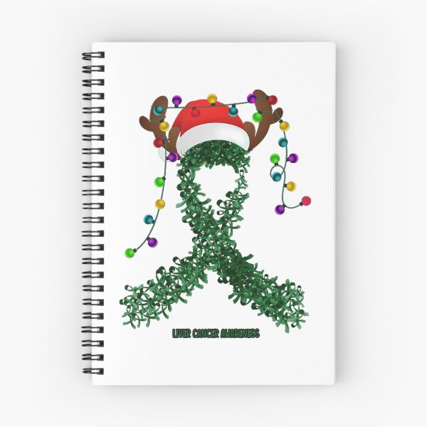 Item preview, Liver Cancer Awareness - ribbon santa hat christmas light designed and sold by heckforddewey.