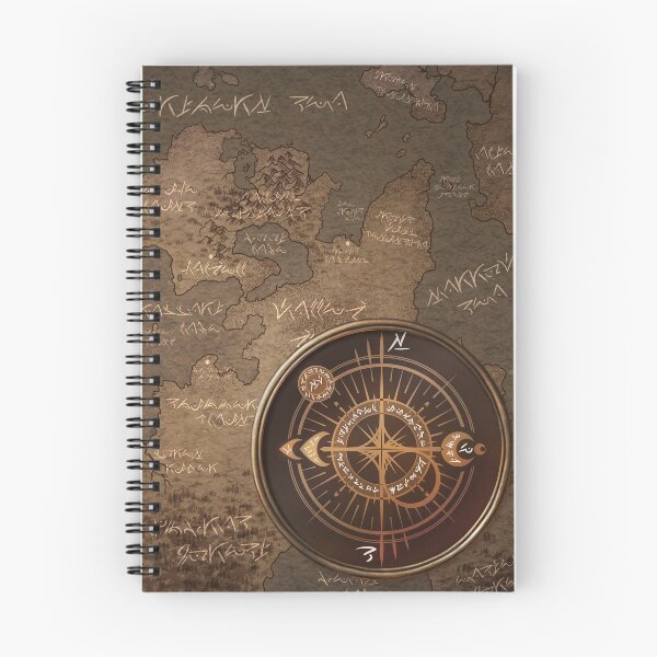 Item preview, The Northern Coast - Fantasy Compass and Map - designed and sold by InvertSilhouett.
