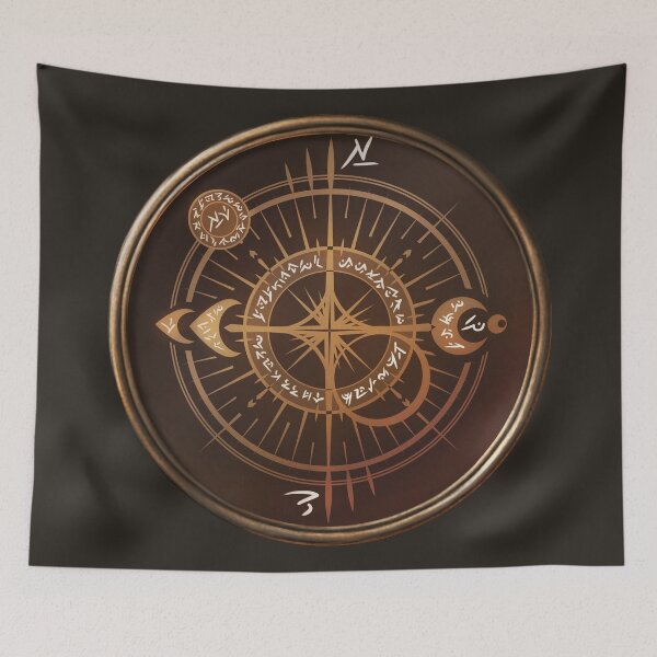 Item preview, The Northern Coast - Fantasy Compass and Map - designed and sold by InvertSilhouett.