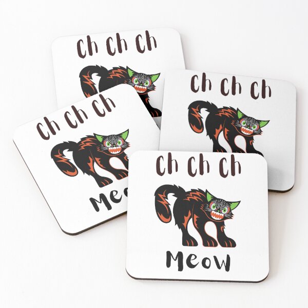 Item preview, Ch Ch Ch Meow Meow Meow Cat Halloween Horror designed and sold by Fashionunic7.
