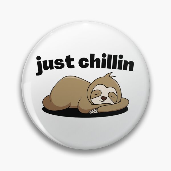Item preview, Just Chillin Sloth Guy Hanging Out Design designed and sold by semioddfinds.