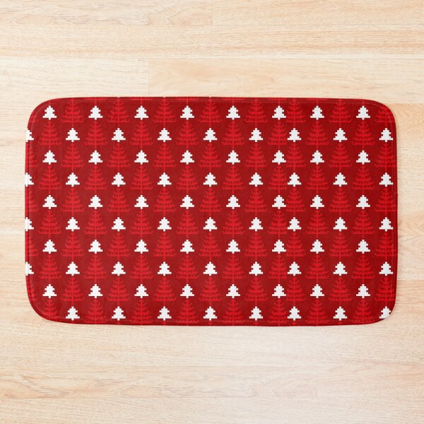 Item preview, Red Christmas Tree Patterns designed and sold by sweary12.