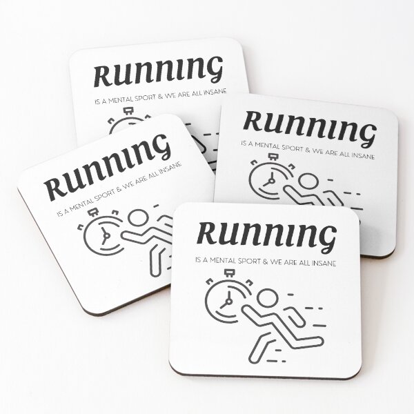 Item preview, Running Is A Mental Sport And We Are All Insane designed and sold by Inspirely.