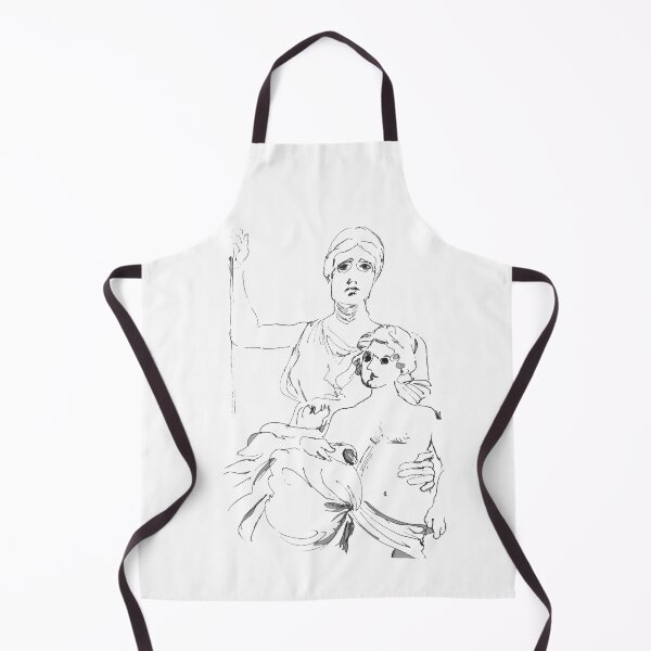 Item preview, Greco Roman ink sketch, classical art illustration designed and sold by PomPoison.