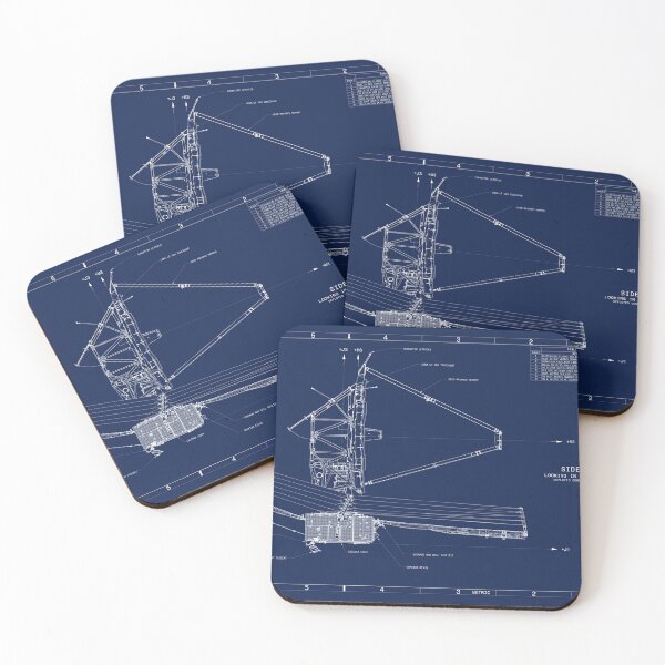 Item preview, James Webb Space telescope Blue Prints designed and sold by boltjesdesign.