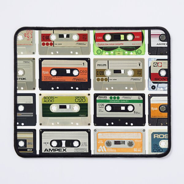 Item preview, Vintage Audio Cassette Tape Design designed and sold by semioddfinds.
