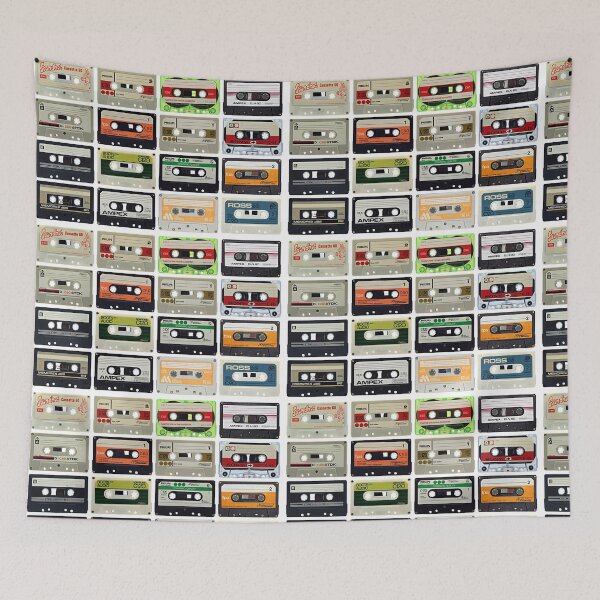 Item preview, Vintage Audio Cassette Tape Design designed and sold by semioddfinds.