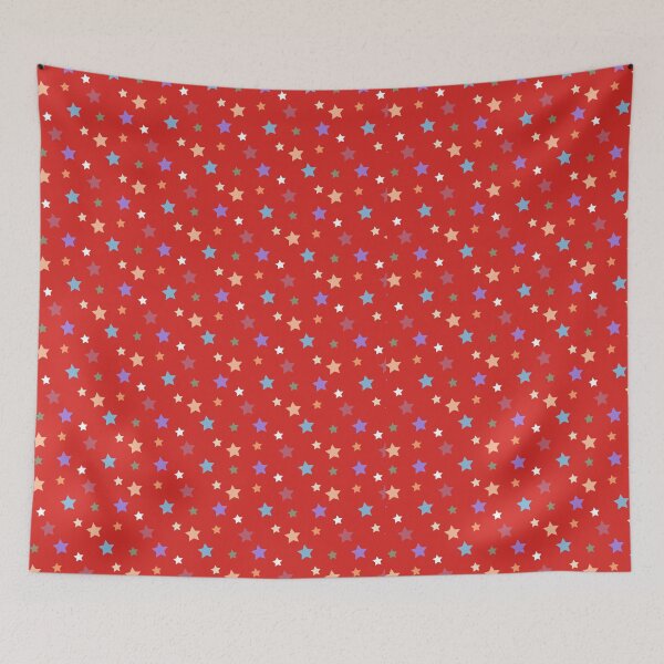 Item preview, Red Christmas star Patterns designed and sold by sweary12.