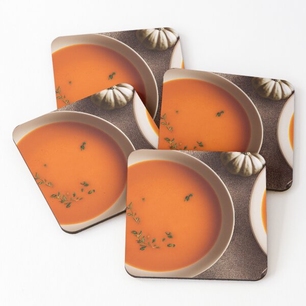 Item preview, Pumpkin soup, traditional fall meal recipe idea, food photography, illustration designed and sold by SvetlanaSF.