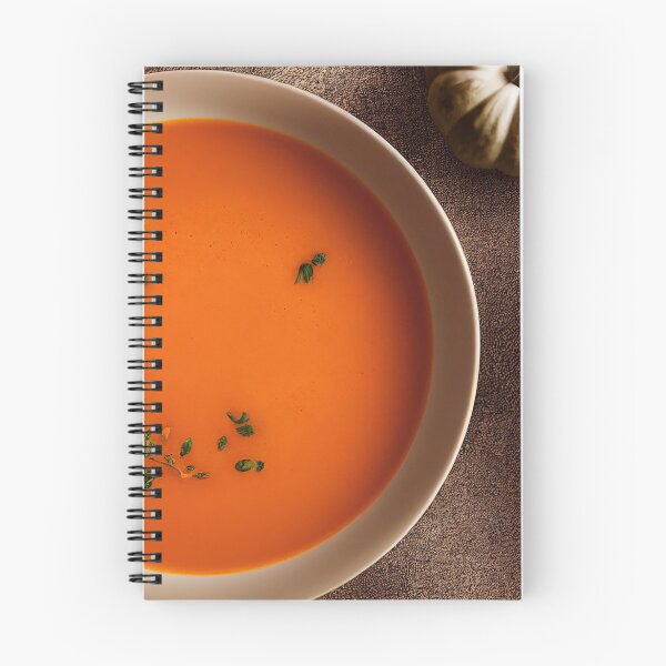 Item preview, Pumpkin soup, traditional fall meal recipe idea, food photography, illustration designed and sold by SvetlanaSF.