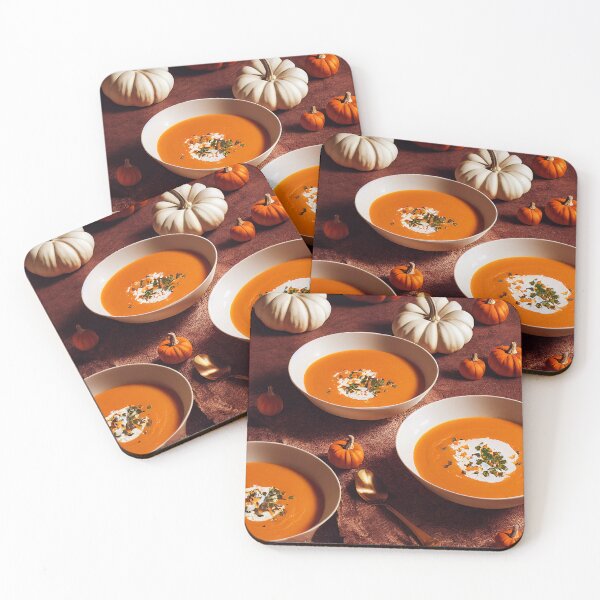 Item preview, Pumpkin soup, traditional fall meal recipe idea, food photography, illustration designed and sold by SvetlanaSF.