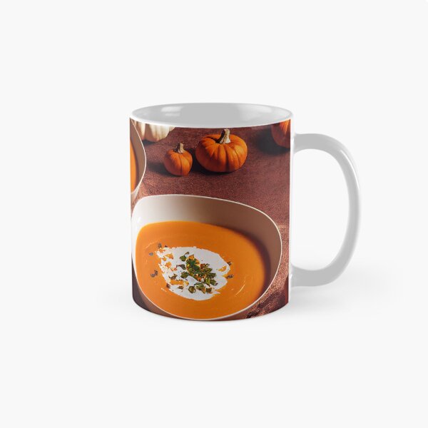 Item preview, Pumpkin soup, traditional fall meal recipe idea, food photography, illustration designed and sold by SvetlanaSF.