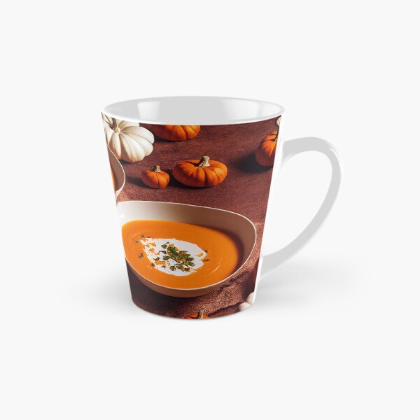 Item preview, Pumpkin soup, traditional fall meal recipe idea, food photography, illustration designed and sold by SvetlanaSF.