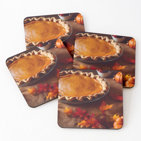Item preview, Homemade Thanksgiving pumpkin pie fall recipe, food photography and illustration designed and sold by SvetlanaSF.