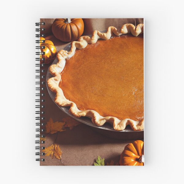 Item preview, Homemade Thanksgiving pumpkin pie fall recipe, food photography and illustration designed and sold by SvetlanaSF.