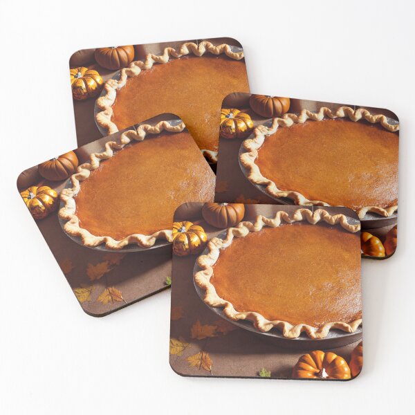 Item preview, Homemade Thanksgiving pumpkin pie fall recipe, food photography and illustration designed and sold by SvetlanaSF.