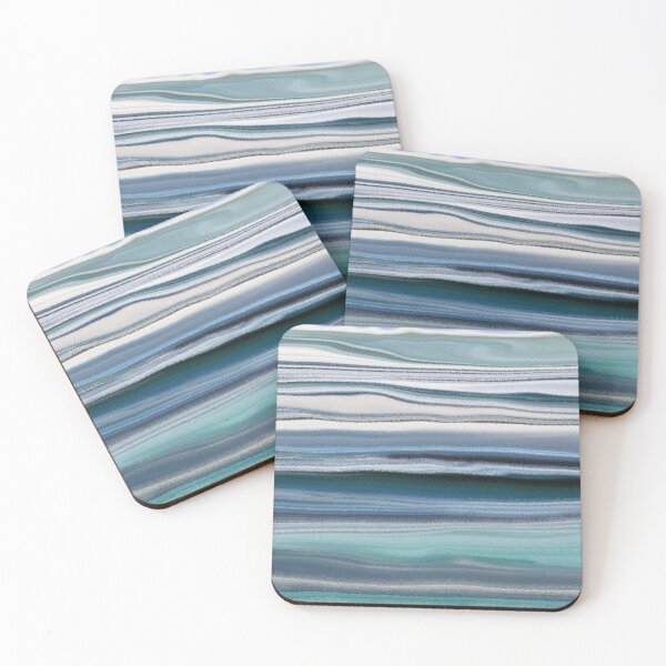 Item preview, Abstract Ocean Horizontal Lines Coastal Style Décor Beachy Vibes Art 17 of 20  designed and sold by Beachy.