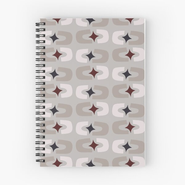 Item preview, Retro Core Geometric Rectangles And Cosmic Sparkle Stars Mod Pattern Taupe designed and sold by scorpiolane.