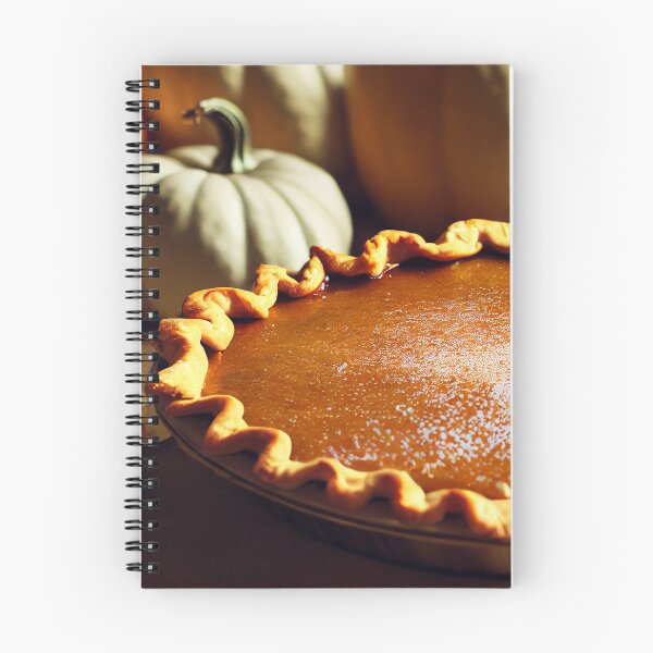 Item preview, Homemade Thanksgiving pumpkin pie fall recipe, food photography and illustration designed and sold by SvetlanaSF.