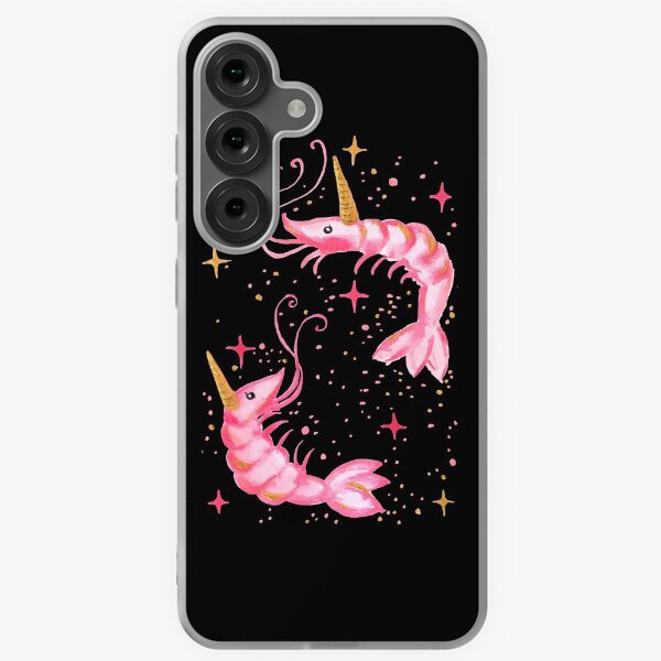 Uni-Prawn In Space | Black Samsung Galaxy Soft Case