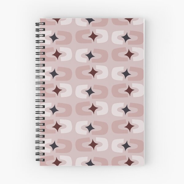 Item preview, Retro Core Geometric Rectangles And Cosmic Sparkle Stars Mod Pattern Gray Pink designed and sold by scorpiolane.