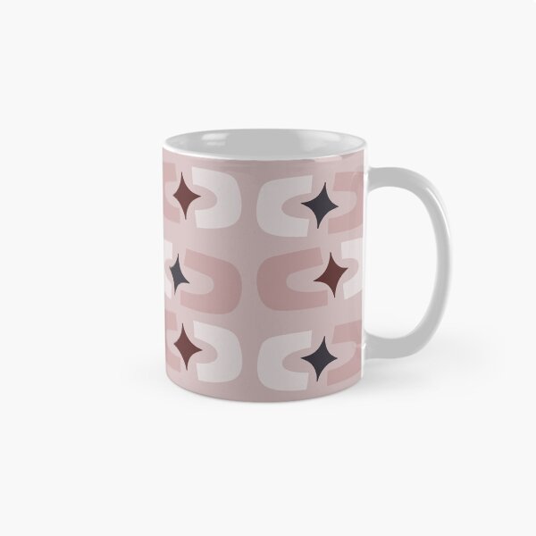 Item preview, Retro Core Geometric Rectangles And Cosmic Sparkle Stars Mod Pattern Gray Pink designed and sold by scorpiolane.