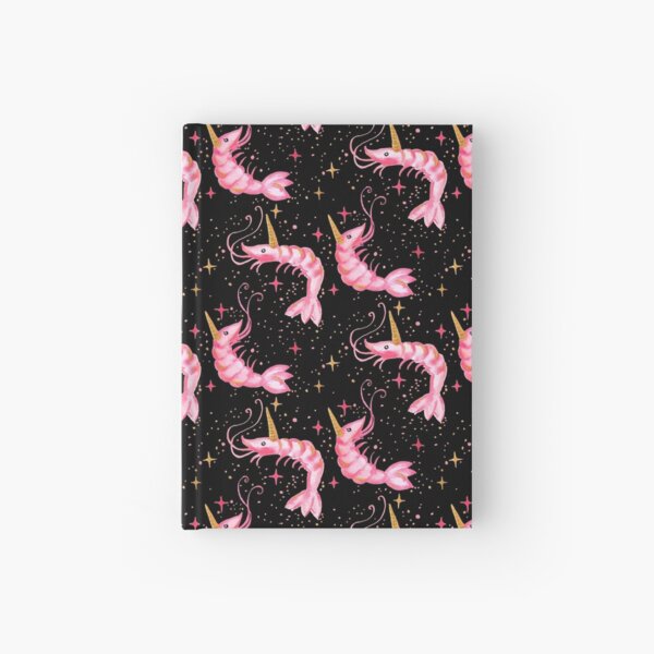 Uni-Prawn In Space | Black Hardcover Journal