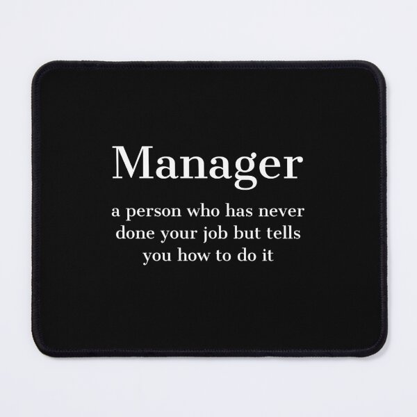 Item preview, Manager humorous definition. designed and sold by sarantis.