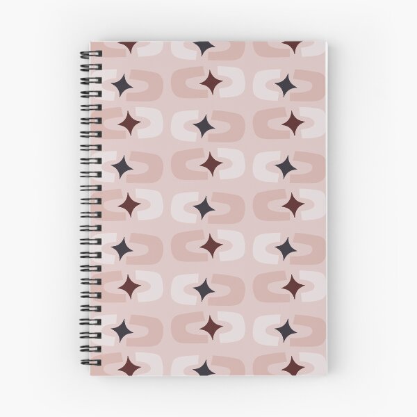 Item preview, Retro Core Geometric Rectangles And Cosmic Sparkle Stars Mod Pattern Pale Pink designed and sold by scorpiolane.