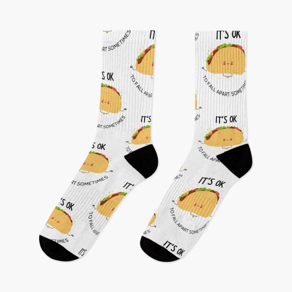 Item preview, Funny Taco Shirt - It's OK To Fall Apart Sometimes - Cute Funny Taco Themed Gift designed and sold by Pawfect-Purr.