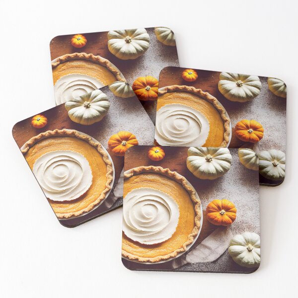 Item preview, Homemade Thanksgiving pumpkin pie fall recipe, food photography and illustration designed and sold by SvetlanaSF.