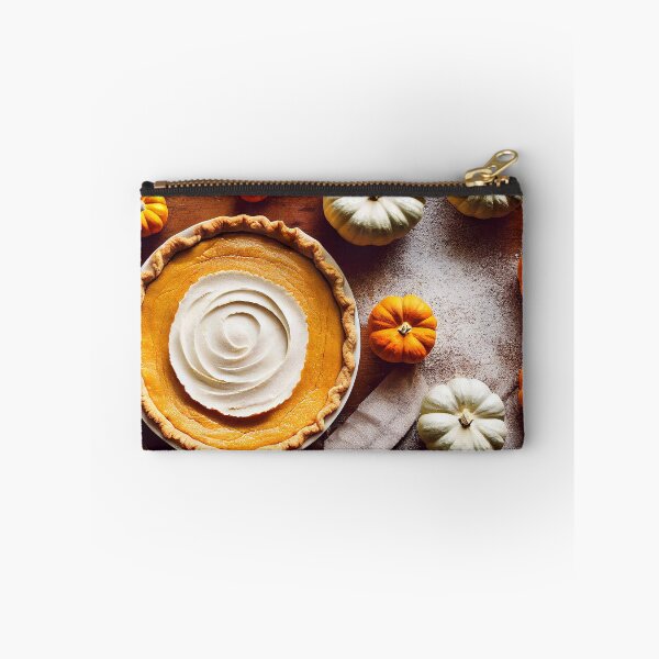 Item preview, Homemade Thanksgiving pumpkin pie fall recipe, food photography and illustration designed and sold by SvetlanaSF.