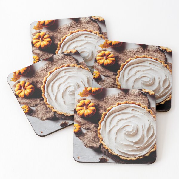 Item preview, Homemade Thanksgiving pumpkin pie fall recipe, food photography and illustration designed and sold by SvetlanaSF.