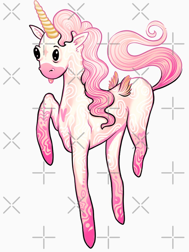 Super Cool Pink Unicorn by nykiway