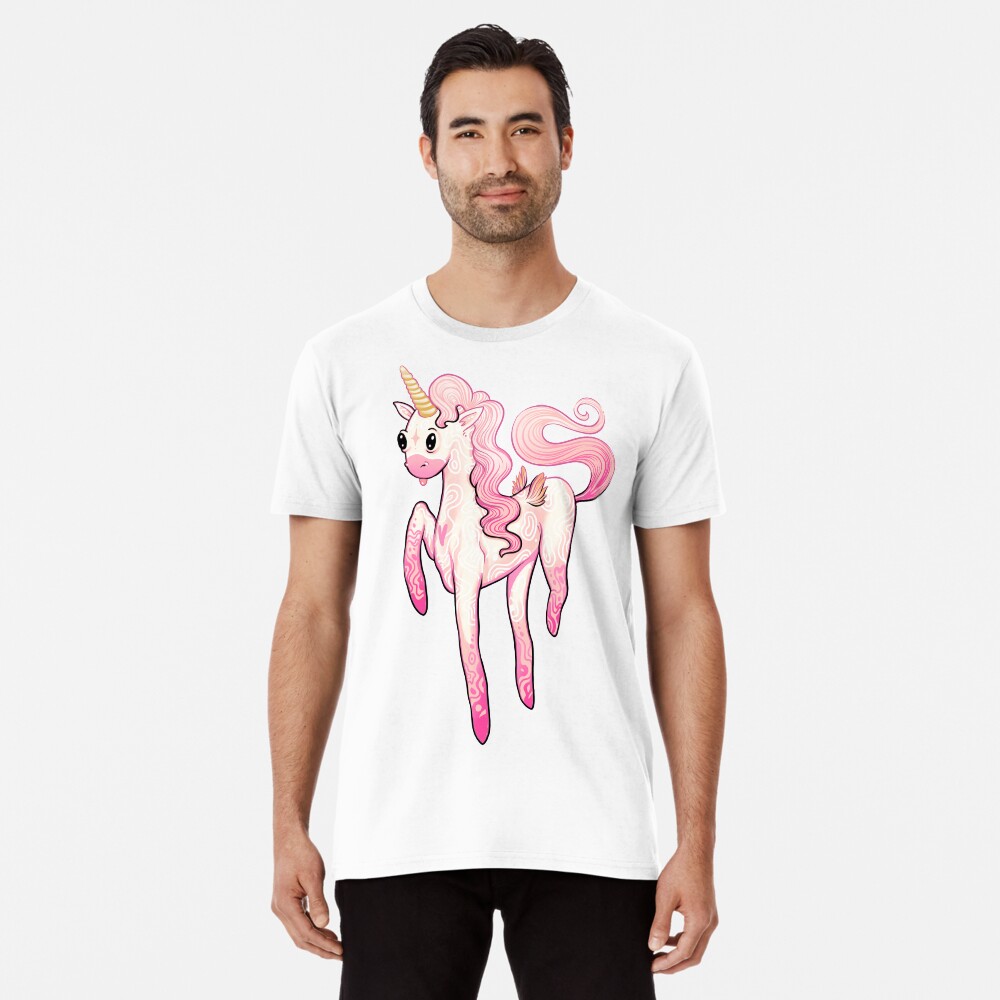Super Cool Pink Unicorn Premium T-Shirt