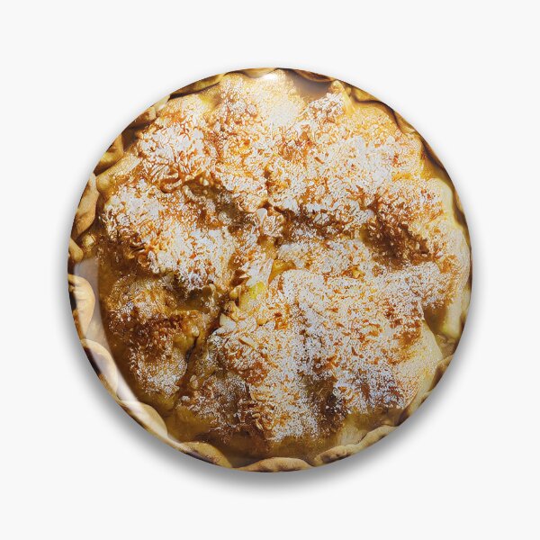 Item preview, Sweet apple pie with golden crust fresh apples food photography and illustration designed and sold by SvetlanaSF.