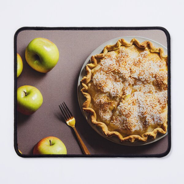 Item preview, Sweet apple pie with golden crust fresh apples food photography and illustration designed and sold by SvetlanaSF.
