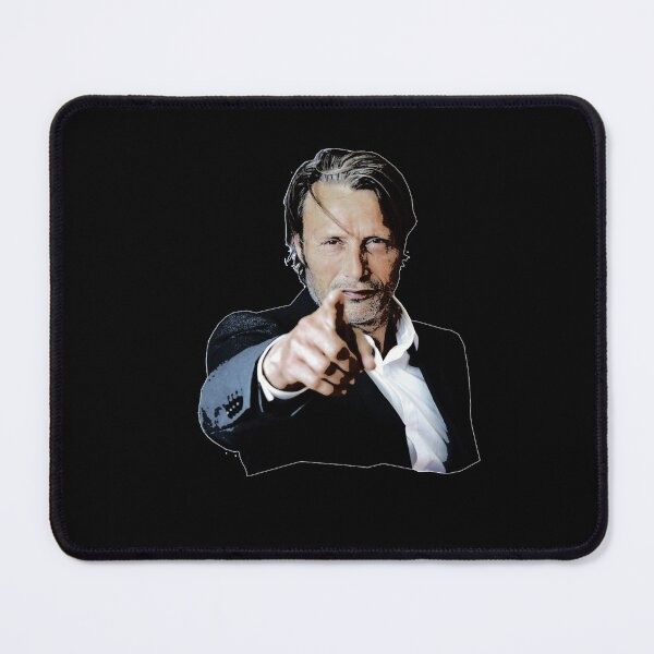 Item preview, Danish-actor-Mads-Mikkelsen-pointing-at-you-- designed and sold by ChrisDaniel79.