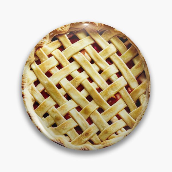 Item preview, Sweet apple pie with lattice top, fresh apples food photography and illustration designed and sold by SvetlanaSF.