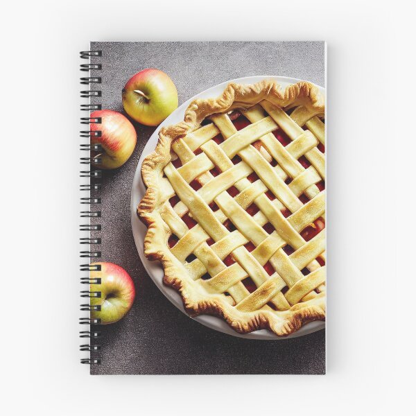Item preview, Sweet apple pie with lattice top, fresh apples food photography and illustration designed and sold by SvetlanaSF.