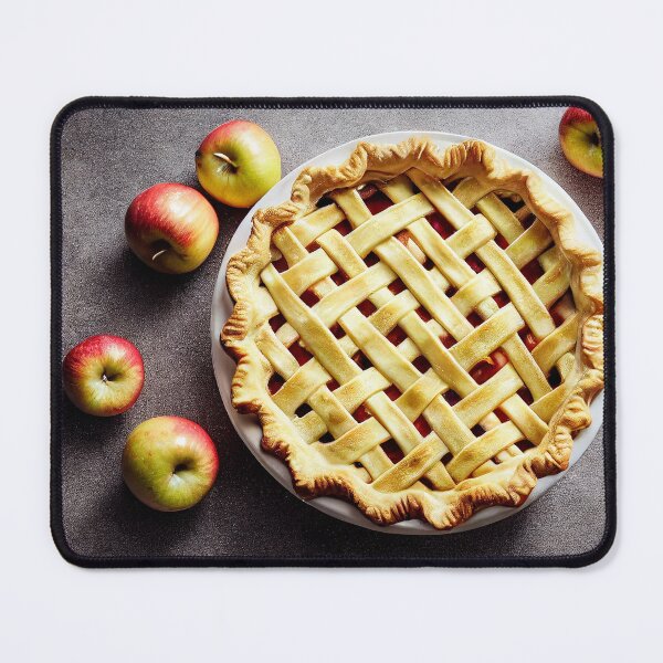 Item preview, Sweet apple pie with lattice top, fresh apples food photography and illustration designed and sold by SvetlanaSF.