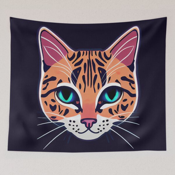 Item preview, Kawaii Bengal Cat designed and sold by ChasmicArt.