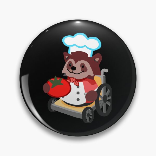 Item preview, Overcooked wheelchair raccoon chef  designed and sold by DustinT25.