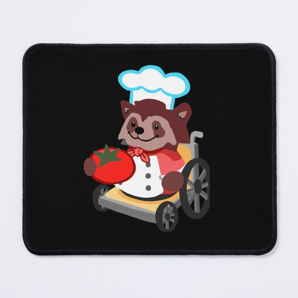 Item preview, Overcooked wheelchair raccoon chef  designed and sold by DustinT25.